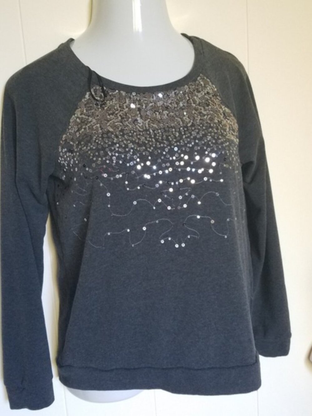Embellished sweatshirt by Joe Boxer